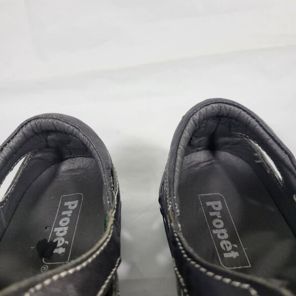 Propet Cameo Loafers Women Size 7 Black Leather Cut Out Slip On WCX014L - Picture 3 of 9